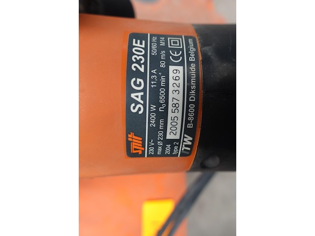 Haakse slijper spit - afbeelding 3 van  3