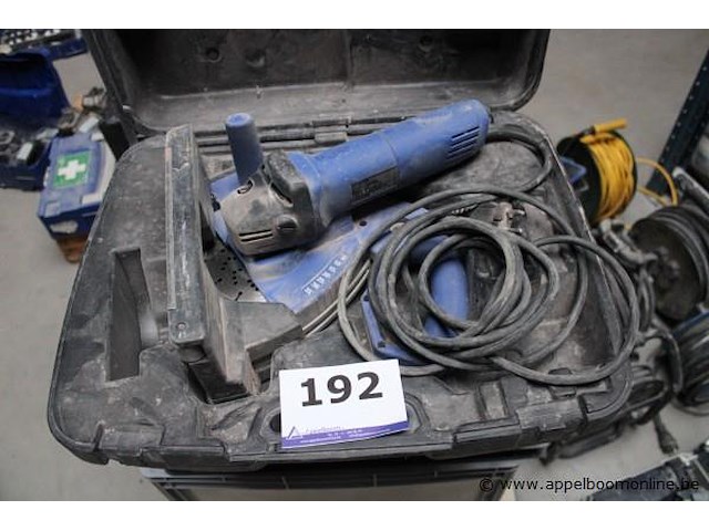 Haakse slijper toebehoren - koffer - afbeelding 1 van  3