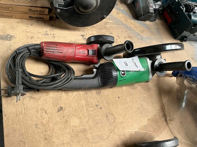 Haakse slijpmachine (2x) - afbeelding 2 van  4