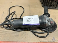 Haakse slijpmachine bosch gws 13-125 cie, vermogen 1,3 kw, netspanning 230 v, zaagbladdiameter 125 mm.