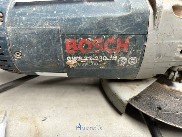 Haakse slijpmachine bosch gws 22 230-jh - afbeelding 2 van  4