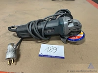 Haakse slijpmachine makita 9565cr, vermogen 1,4 kw, zaagbladdiameter 125 mm.
