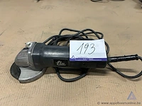 Haakse slijpmachine.