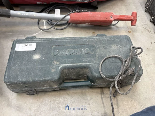 Haakse slijpschijfmachine hikoki g 23sw2 in pvc opbergkoffer - afbeelding 4 van  4