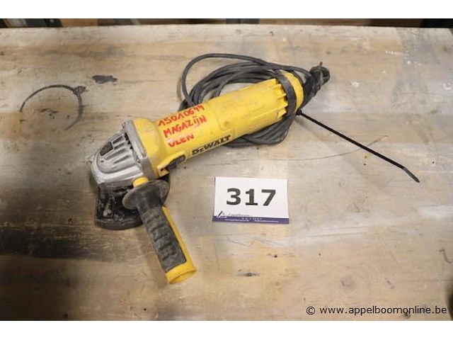 Haakse slijptol dewalt 4217-qs - afbeelding 1 van  3