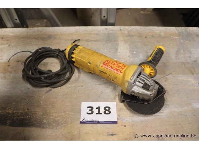 Haakse slijptol dewalt 4217-qs - afbeelding 2 van  3
