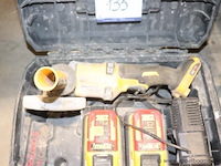 Haakse slijptol dewalt dcg414 vv oplader en batterijen - afbeelding 2 van  4