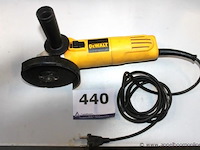 Haakse slijptol dewalt dwe4117, werking niet gekend - afbeelding 1 van  2
