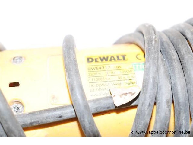 Haakse slijptol dewalt dwe4217-qs - afbeelding 5 van  5