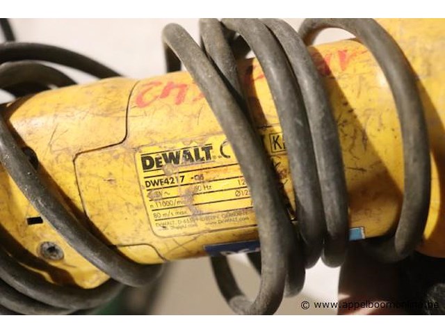 Haakse slijptol dewalt dwe4217 - afbeelding 3 van  3