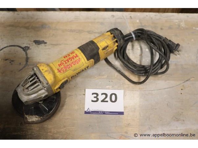 Haakse slijptol dewalt dwe4257-qs - afbeelding 1 van  3