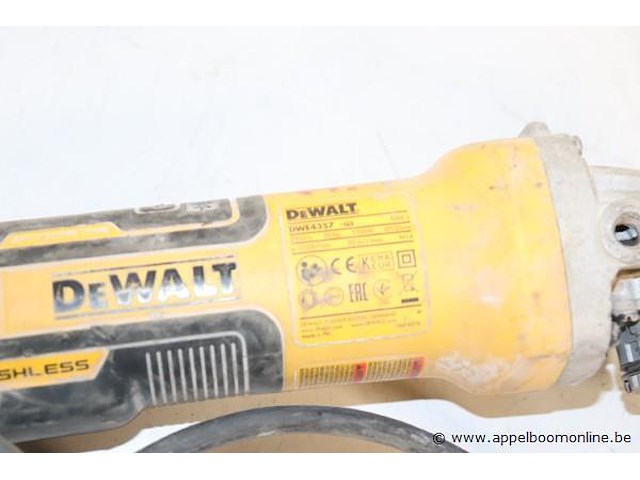 Haakse slijptol dewalt dwe4357-qs - afbeelding 3 van  3