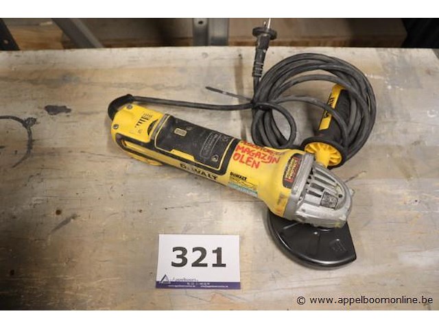 Haakse slijptol dewalt dwe4357-qs - afbeelding 2 van  3