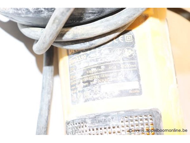Haakse slijptol dewalt dwe4559-qs - afbeelding 3 van  3