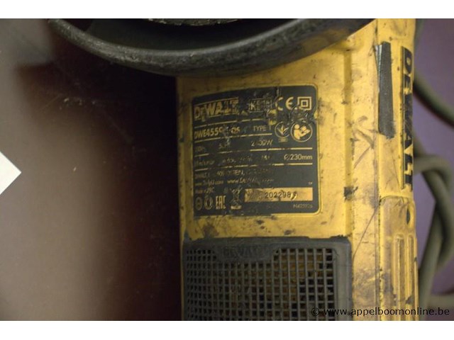 Haakse slijptol dewalt dwe4559-qs - afbeelding 2 van  2