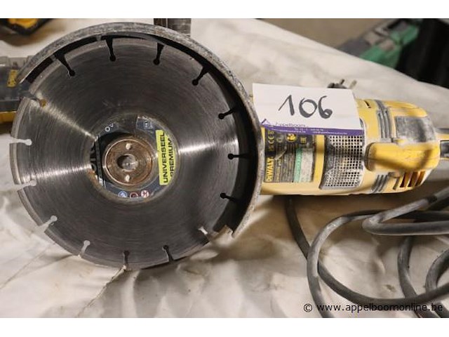 Haakse slijptol dewalt dwe4559 - afbeelding 2 van  3