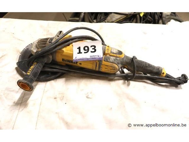 Haakse slijptol dewalt dwe4579-qs, 230mm - afbeelding 1 van  3