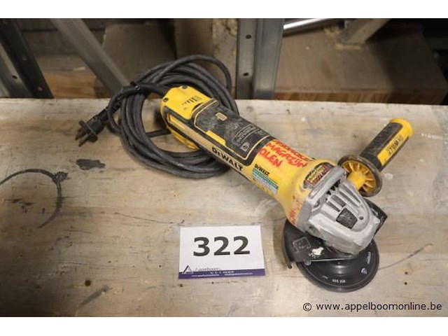 Haakse slijptol dewalt - afbeelding 2 van  2