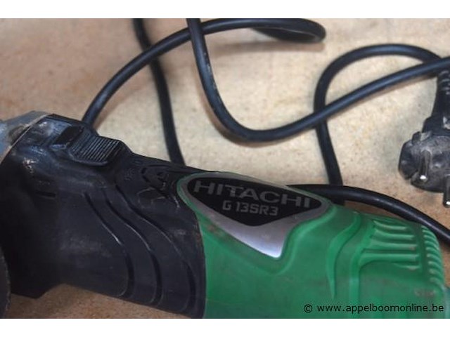 Haakse slijptol hitachi g135r3, werking niet gekend - afbeelding 3 van  3