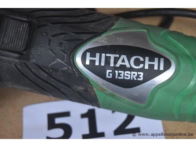 Haakse slijptol hitachi g135r3, werking niet gekend - afbeelding 1 van  3