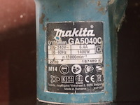 Haakse slijptol makita ga5040c, 1400w - afbeelding 2 van  3