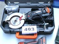 Haakse slijptol worx en hoekschuurmachine black & decker, werking niet gekend - afbeelding 1 van  3