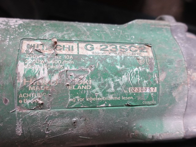 Haakseslijper hitachi - afbeelding 3 van  3