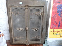 Haardscherm brons art deco - afbeelding 1 van  2