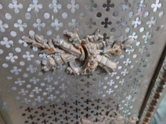 Haardscherm brons art deco - afbeelding 2 van  2