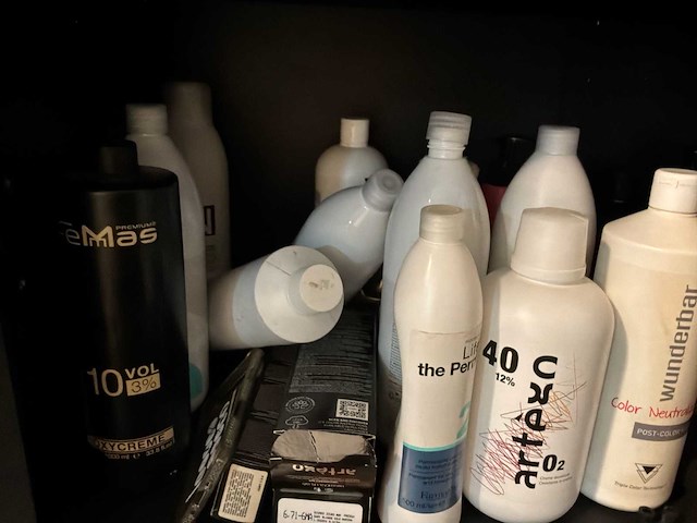 Haarverzorging - set verzorgingsproducten en professionele kleuring - afbeelding 13 van  17