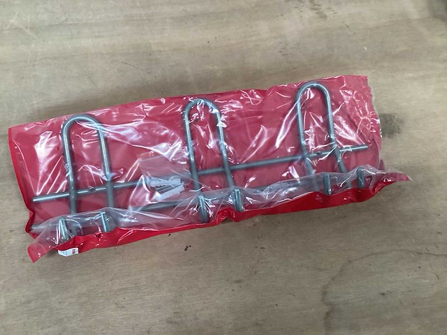 Habo wandkapstok, metaal, 6 haaks (13x) - afbeelding 2 van  5