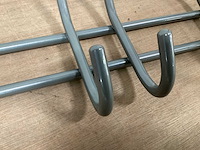 Habo wandkapstok, metaal, 6 haaks (13x) - afbeelding 3 van  5