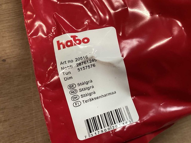 Habo wandkapstok, metaal, 6 haaks (13x) - afbeelding 5 van  5