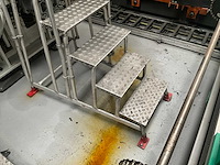 Haca leitern platformladder/oplooptrap - afbeelding 3 van  6