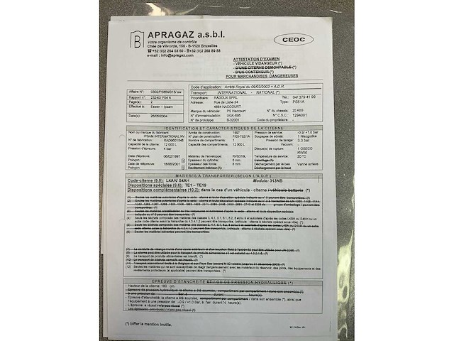 Haccourt ps51/a tank oplegger - afbeelding 9 van  19