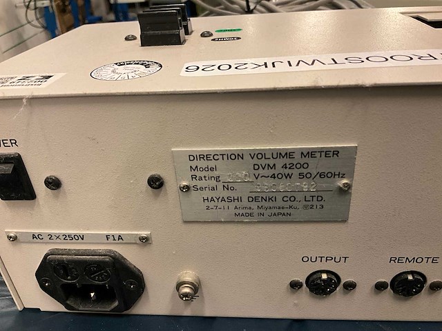 Hadeco dmv 4200 hp volumemeter - afbeelding 4 van  5