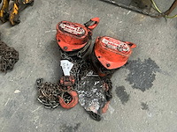 Hadef 14/12 kettingtakel (2x) - afbeelding 1 van  6