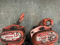 Hadef 14/12 kettingtakel (2x) - afbeelding 4 van  6