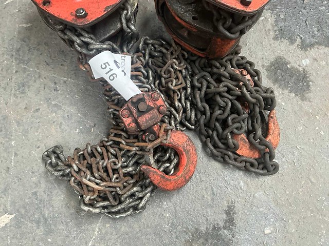 Hadef 14/12 kettingtakel (2x) - afbeelding 6 van  6