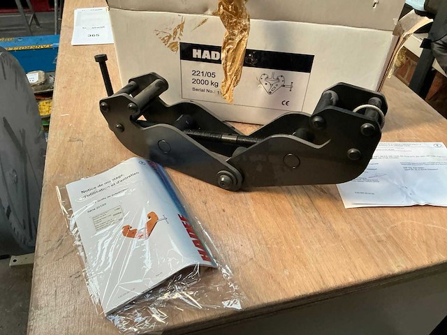 Hadef 221/05 balkklem (2x) - afbeelding 1 van  4