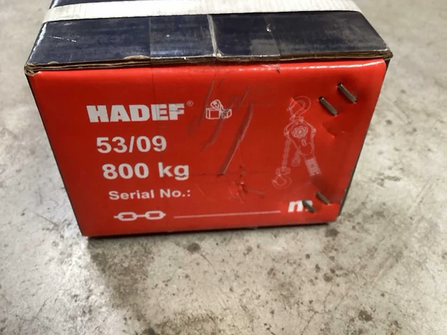 Hadef 800kg ratel takel - afbeelding 3 van  4