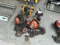 Hadef kettingtakel en hijsklem (2x) - afbeelding 1 van  5