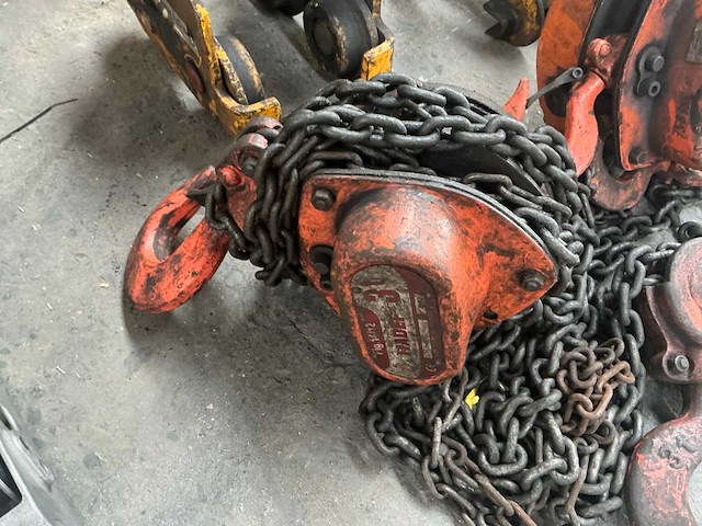 Hadef kettingtakel en hijsklem (2x) - afbeelding 3 van  5