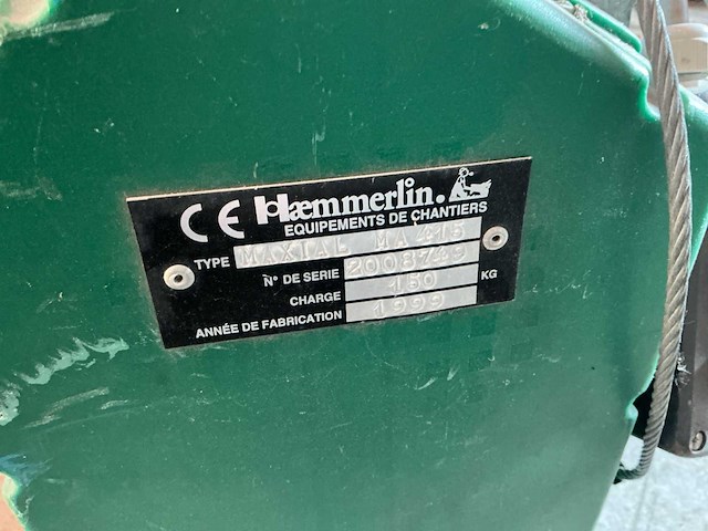 Haemmerlin bouwlift - afbeelding 4 van  5