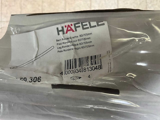 Hafele tafelpoten (4x) - afbeelding 3 van  4