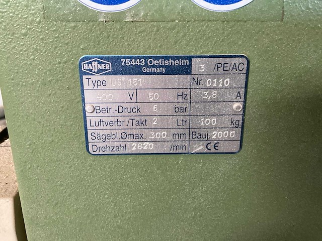 Haffner us 151 afkortcirkelzaagmachine - afbeelding 5 van  5