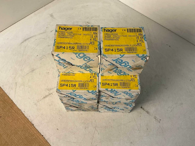 Hager sp415r overspanningsbeveiliger (10x) - afbeelding 2 van  8