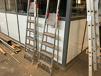 Hailo alu trapladder (2x) - afbeelding 3 van  6