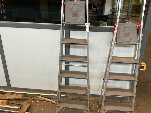 Hailo alu trapladder (2x) - afbeelding 5 van  6