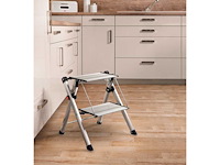 Hailo mini comfort 2-step opvouwbare, antislipbare aluminium trede - afbeelding 1 van  8